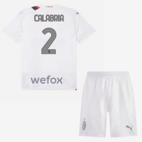 Camiseta Niño AC Milan Calabria 2 Segunda 2023-24